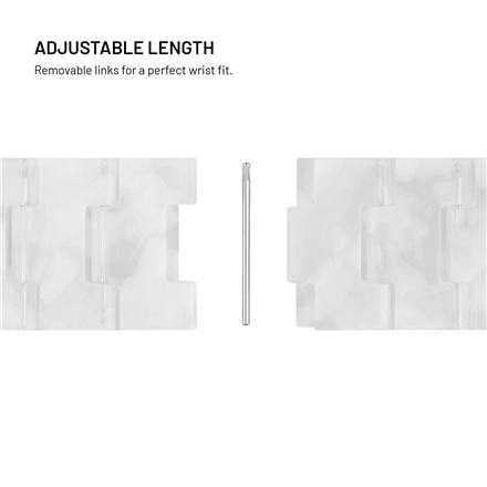 FIXED Resin Strap pro for Apple Watch 38/40/41, Cloud White | Fixed