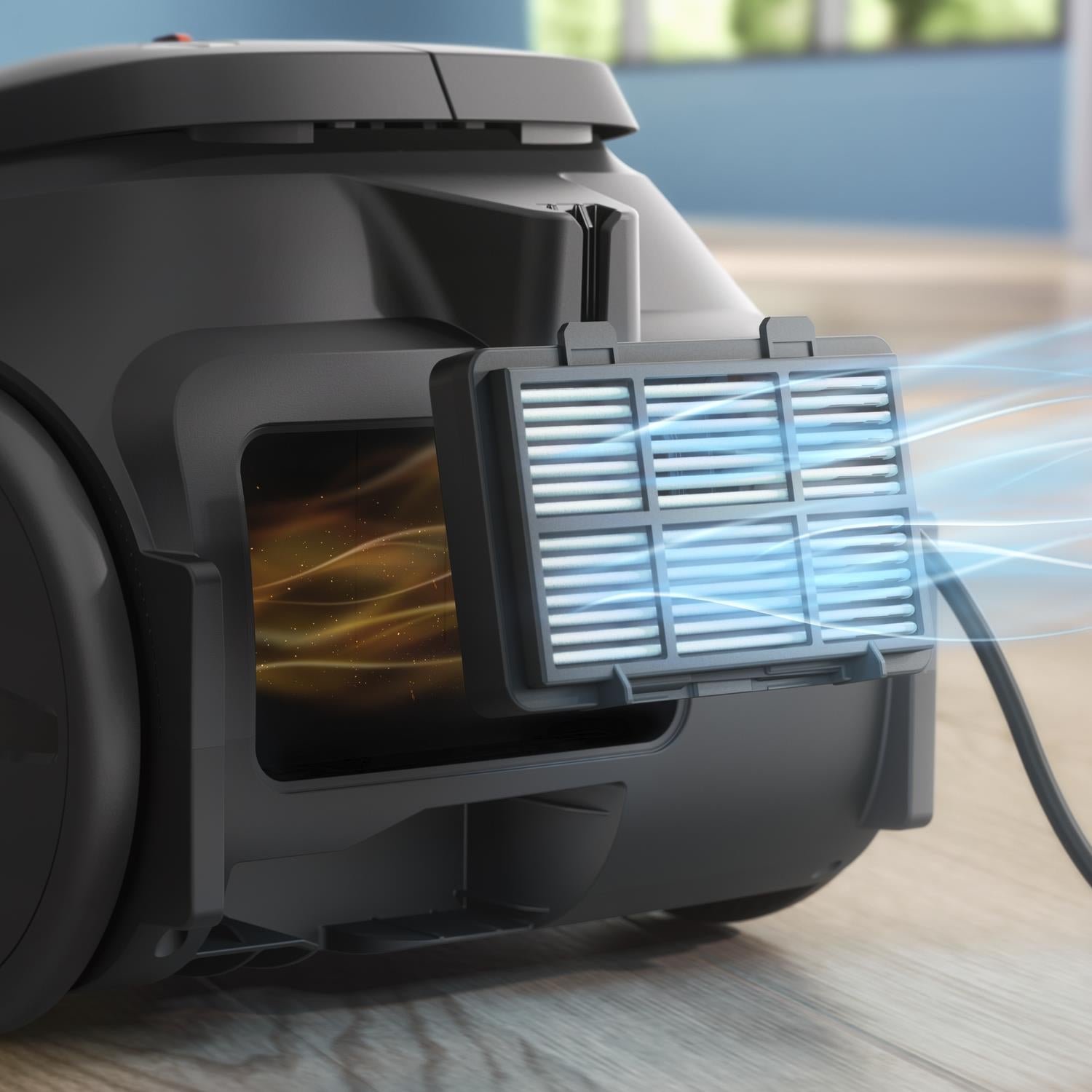 Vacuum Cleaner PHILIPS Input power 850 W Dust capacity 3 L Cylinder vacuum Cleaning type Dry Dust container Dust bag Colour Black/Grey XD2152/12