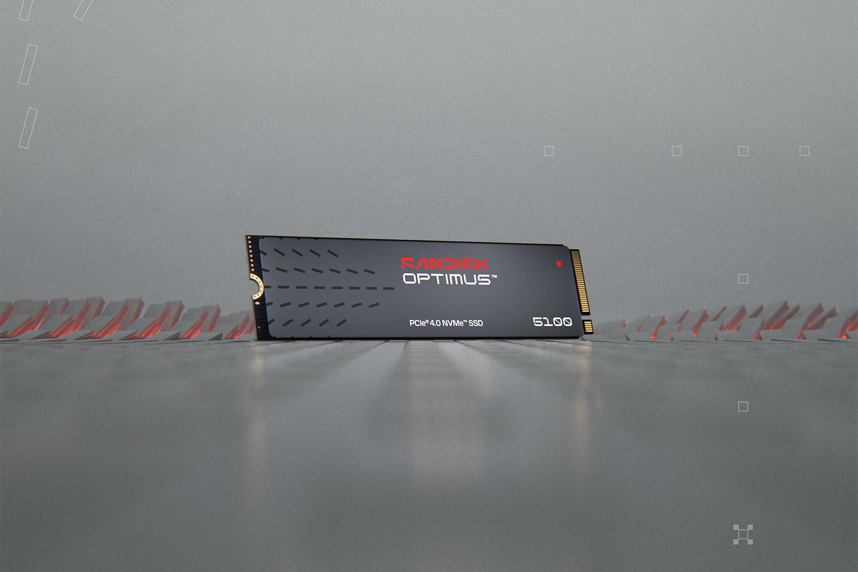 SSD SANDISK 600xTBW rating MTBF 1750000 h Read speed 7100 MB/s Write speed 6700 MB/s NVMe Yes PCI Express 4.0 M.2 1000 GB SDSP51100TAN-000E0