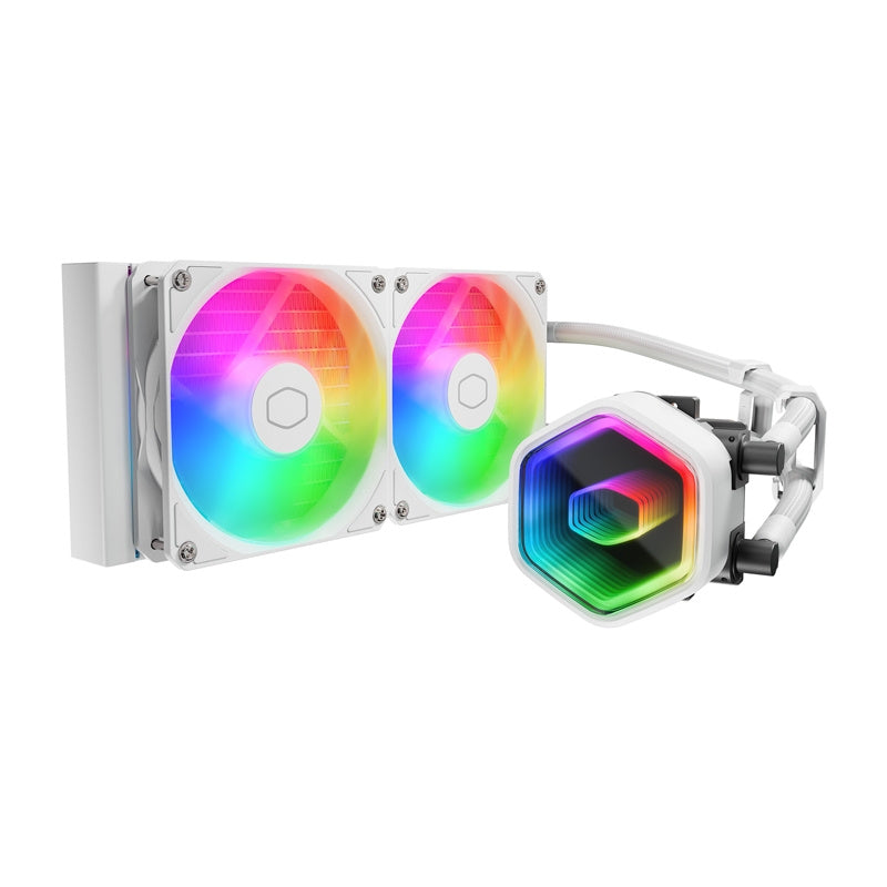Cooler Master MasterLiquid 240 Core II ARGB water cooler (white) - Product Image 1