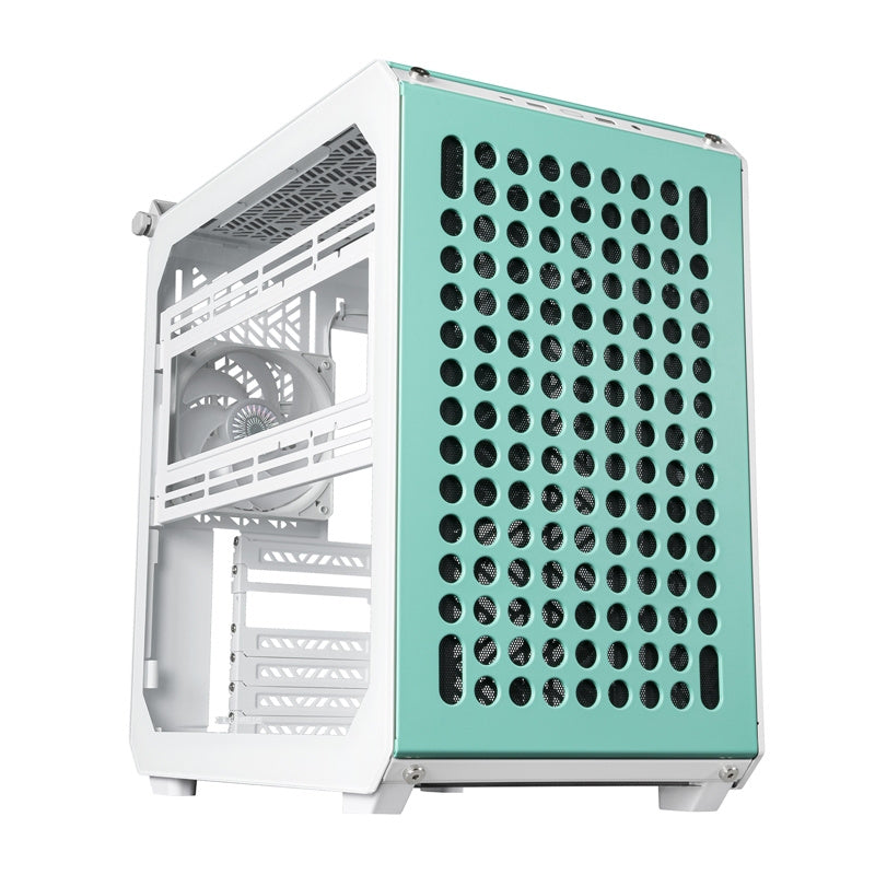 Cooler Master Qube 500 Flatpack Macaron computer case (green) - Product Image 1