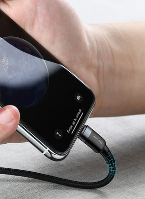 Baseus CATLKLF-G1 Lightning - USB-C PD QC cable 18W 480Mb/s 1m - black and gray