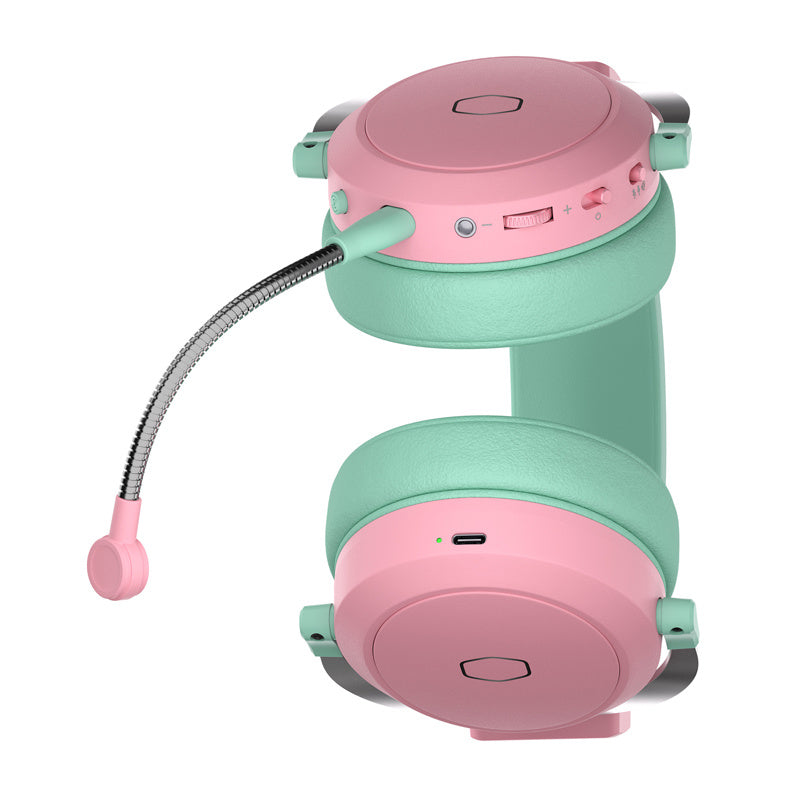 Cooler Master CH351-MC gaming headphones (green-pink) - Product Image 4