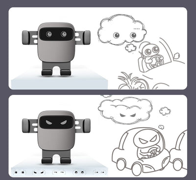 Baseus Cube SUYL-FK01 gravity phone holder 4.7-6.6" for car air vent - black