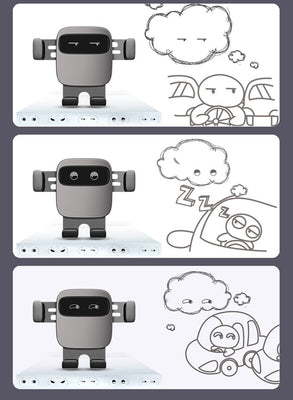 Baseus Cube SUYL-FK01 gravity phone holder 4.7-6.6" for car air vent - black