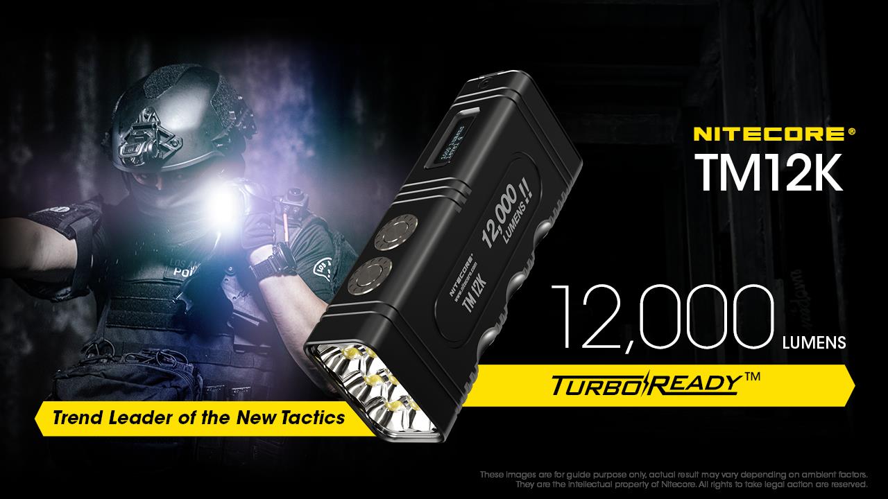 FLASHLIGHT TINY MONSTER SERIES/12000 LUMENS TM12K NITECORE