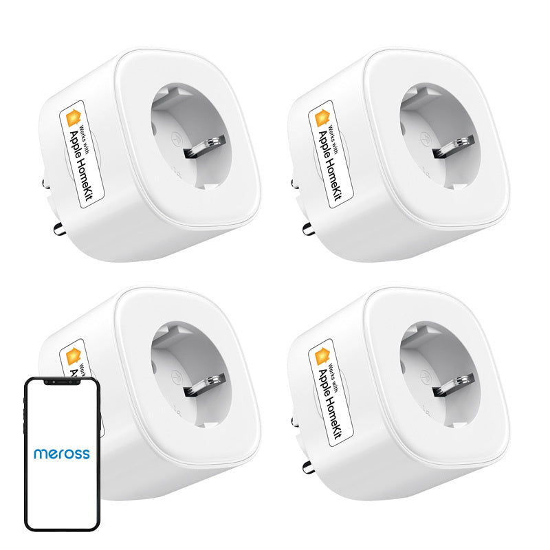 Meross MSS210HKQUA-EU (HomeKIt) smart socket (four-pack) - Product Image 1