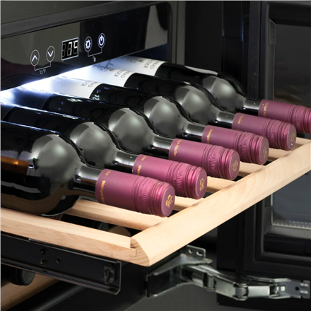 Caso | Wine Cooler | WineDeluxe E 18 | Energy efficiency class G | Built-in | Bottles capacity 18 bottles | Cooling type