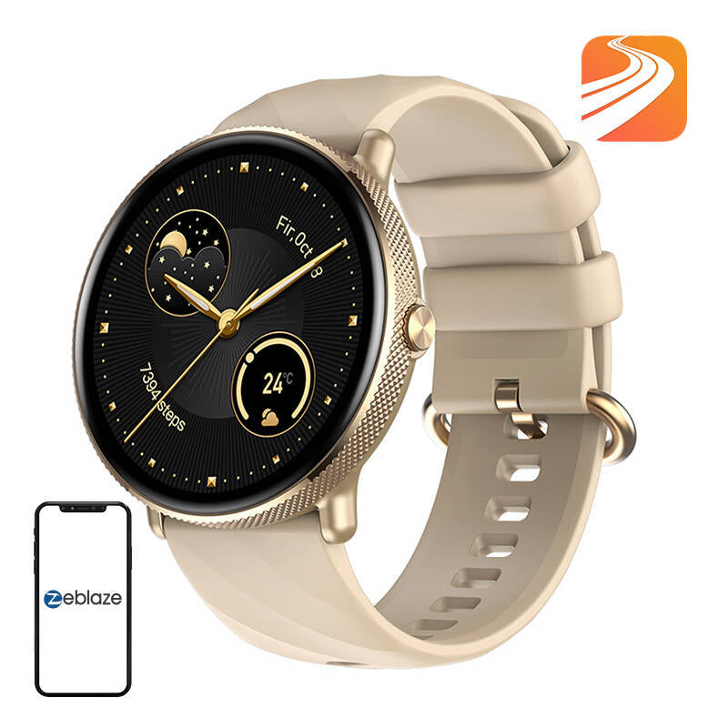Zeblaze GTR 3 Pro Smartwatch (Gold) - Image 1