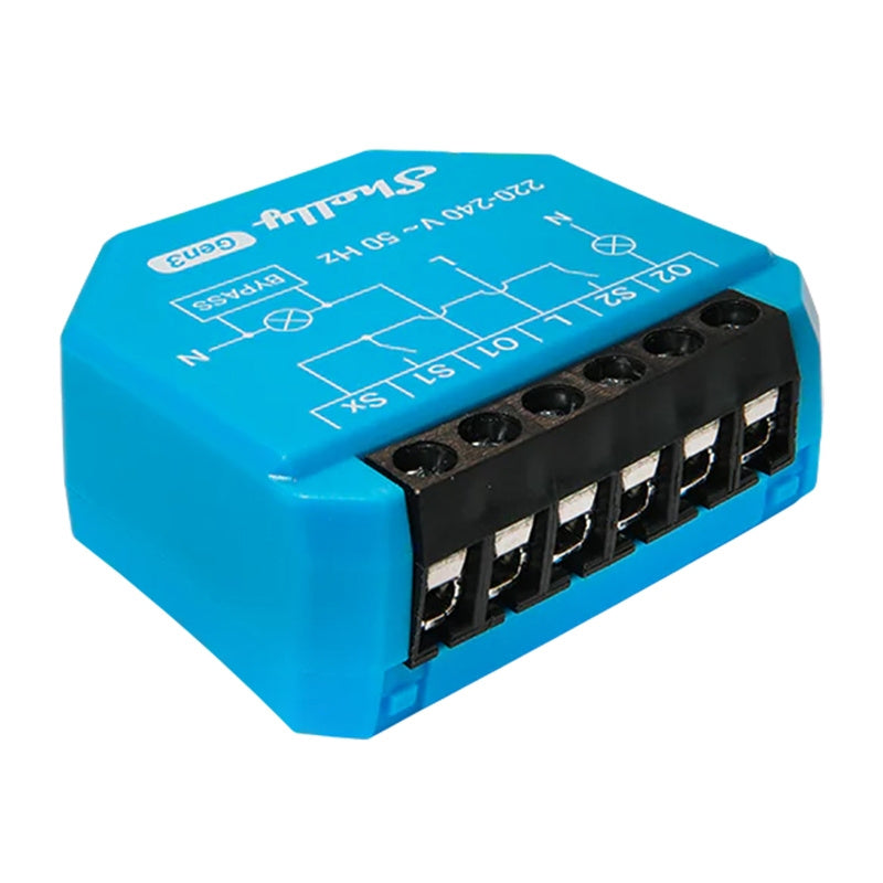 Shelly 2L Gen3 WiFi 2-channel non-neutral lighting controller - Product Image 2