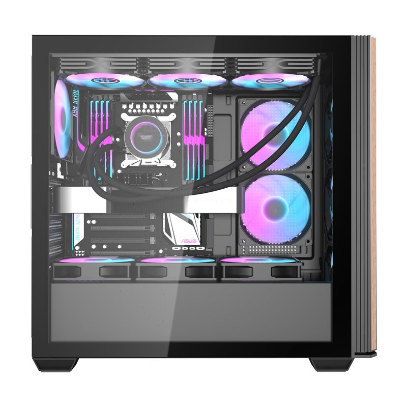 Darkflash DS900WS computer case (black) + 4 fans - Product Image 3