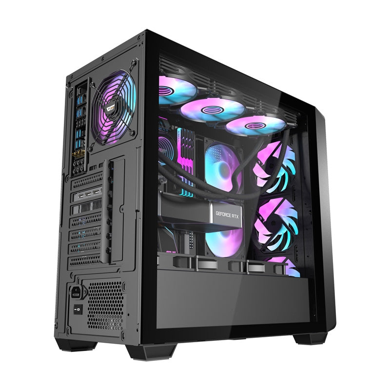 Darkflash DS900WD computer case (black) + 4 fans - Product Image 6