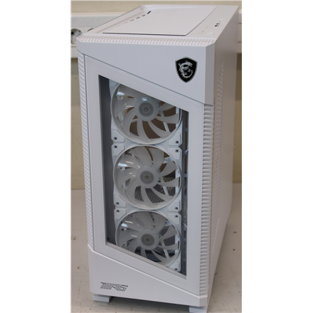 SALE OUT. MSI MPG VELOX 100R White PC Case, Mid-Tower, USB 3.2, Audio-out, Mic-in | MSI PC Case | MPG VELOX 100R WHITE |
