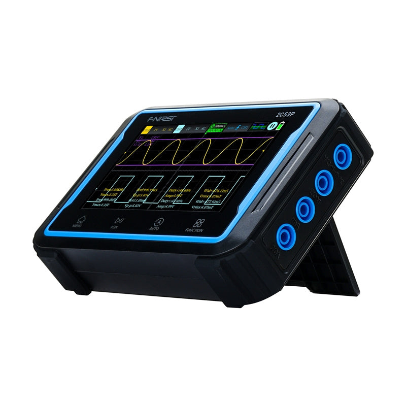Portable 3-in-1 FNIRSI 2C53P 4.3" touchscreen oscilloscope - Product Image 3