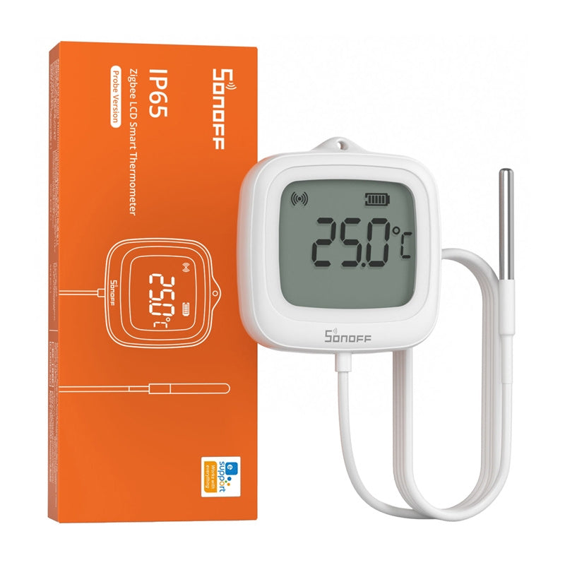 ZigBee LCD Temperature Sensor Sonoff SNZB-02LD (with probe) - Product Image 1
