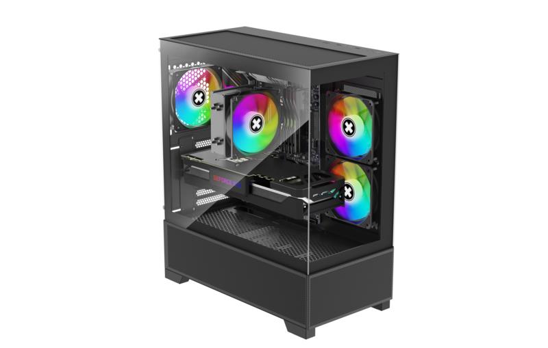 Case XILENCE XG172 MidiTower Case product features Fan control panel/Transparent panel Not included Colour Black XG172