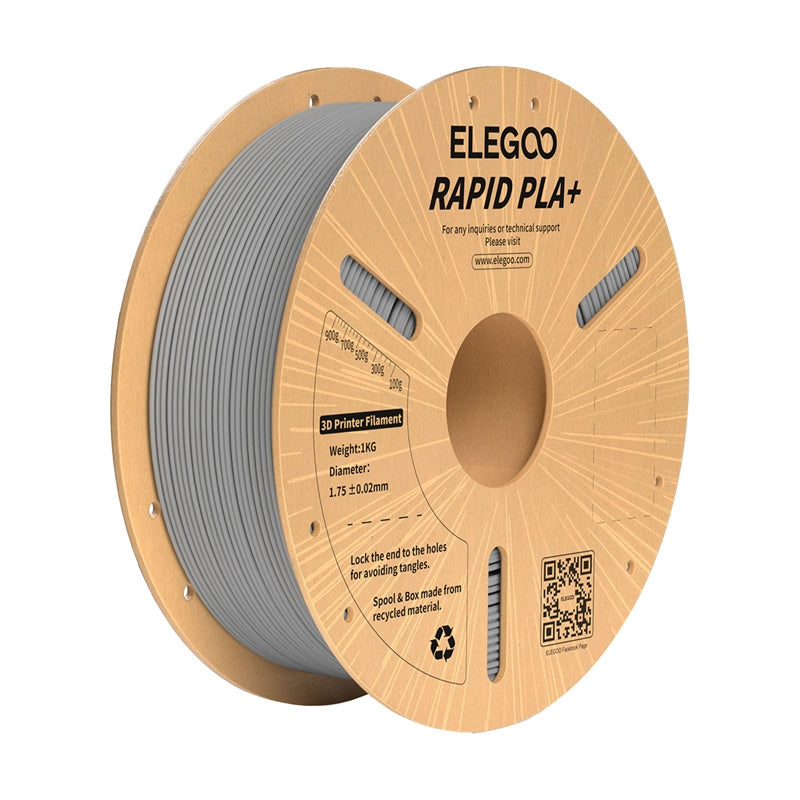 ELEGOO Rapid PLA+ Filament (Gray) - Product Image 1