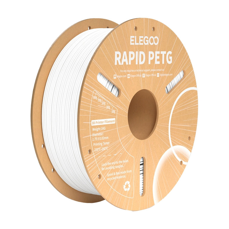 ELEGOO Rapid PETG Filament (White) - Product Image 1