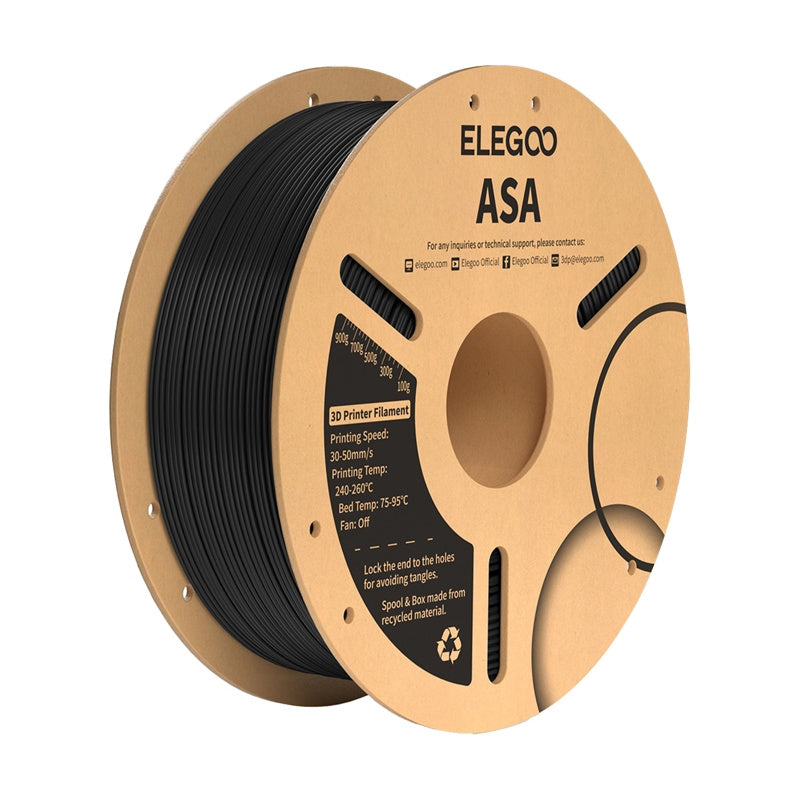 ELEGOO ASA Filament (Black) - Product Image 1