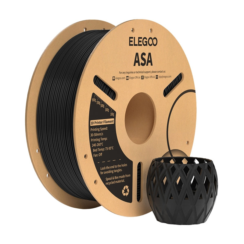 ELEGOO ASA Filament (Black) - Product Image 2