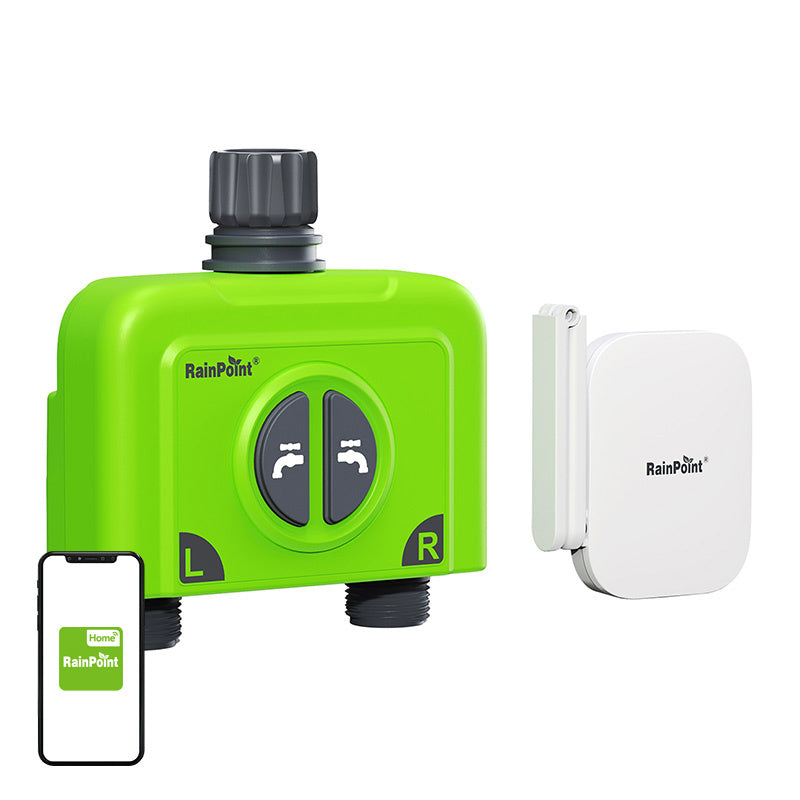 RainPoint WiFi 2-zone irrigation controller with gateway - Product Image 1