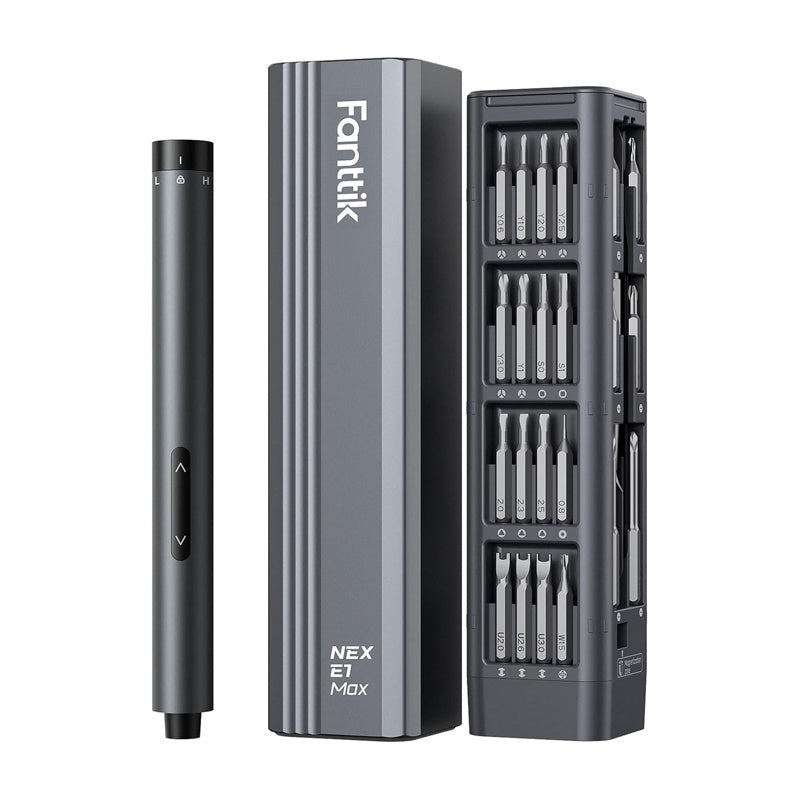 Fanttik E1 Max 3.7V electric screwdriver set (gray) - Product Image 1