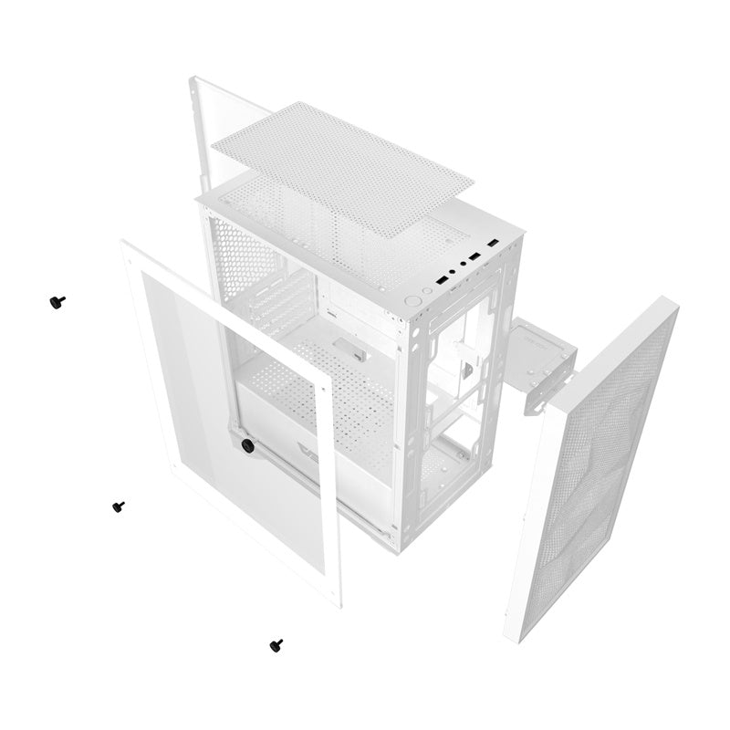 Darkflash M305 Mesh computer case without fans (White) - Product Image 6