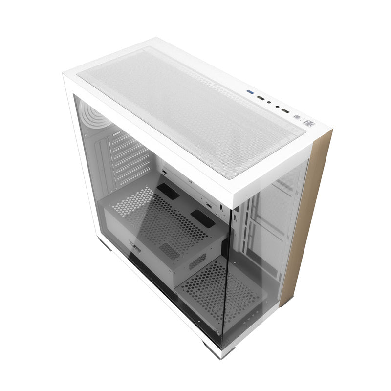 Darkflash DS900W computer case without fans (White) - Product Image 2