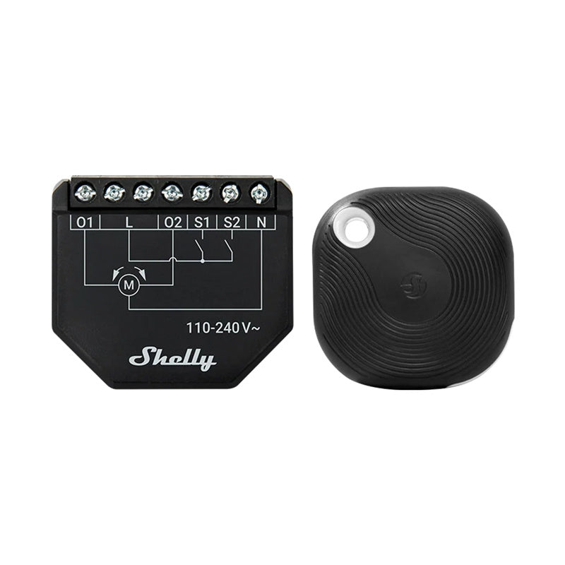 WiFi Shelly Shutter + BLU Button Tough 1 blinds/curtains controller - Product Image 1