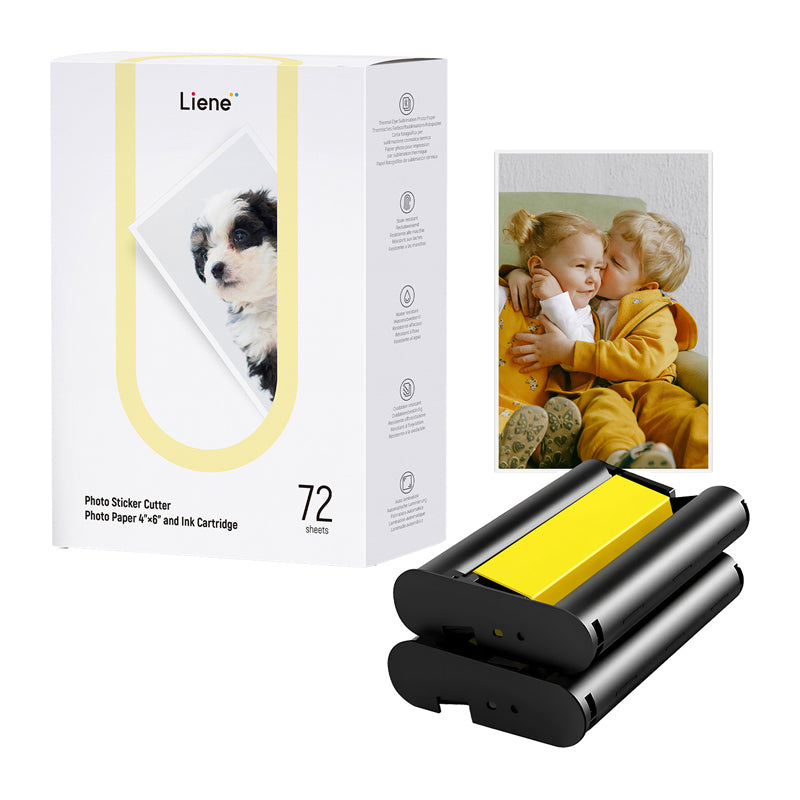 Liene PixCut 4x6" printer paper, 72 sheets - Image 1