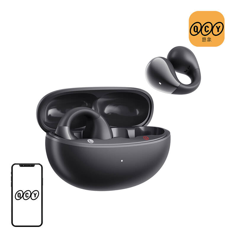 QCY Crossky Clip C30 Headphones (black) - Image 1