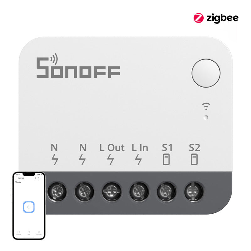 Smart ZigBee mini switch SONOFF ZBMINIR2 - Product Image 1
