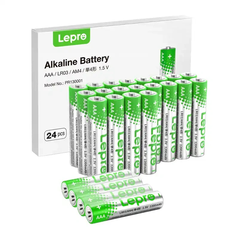 LEPRO 130001-24 AAA R3 Alkaline Batteries, 24-Pack - Image 2