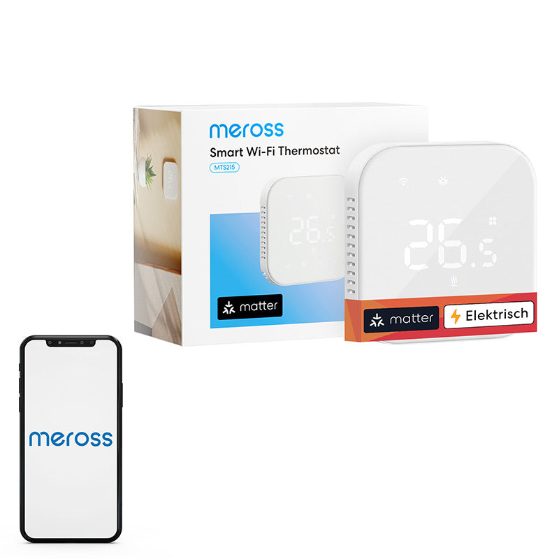 Inteligentny termostat WiFi Meross MTS215MA(EU) (Matter) - Product Image 1