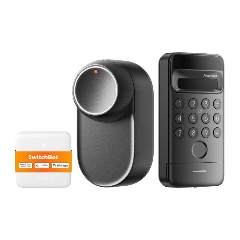 SwitchBot Ultra 3-in-1 smart lock with Hub Mini Matter control panel and Vision keypad - Product Image 1