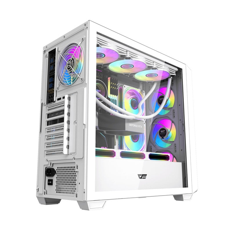 DarkFlash DS900WD computer case (white) - Product Image 3