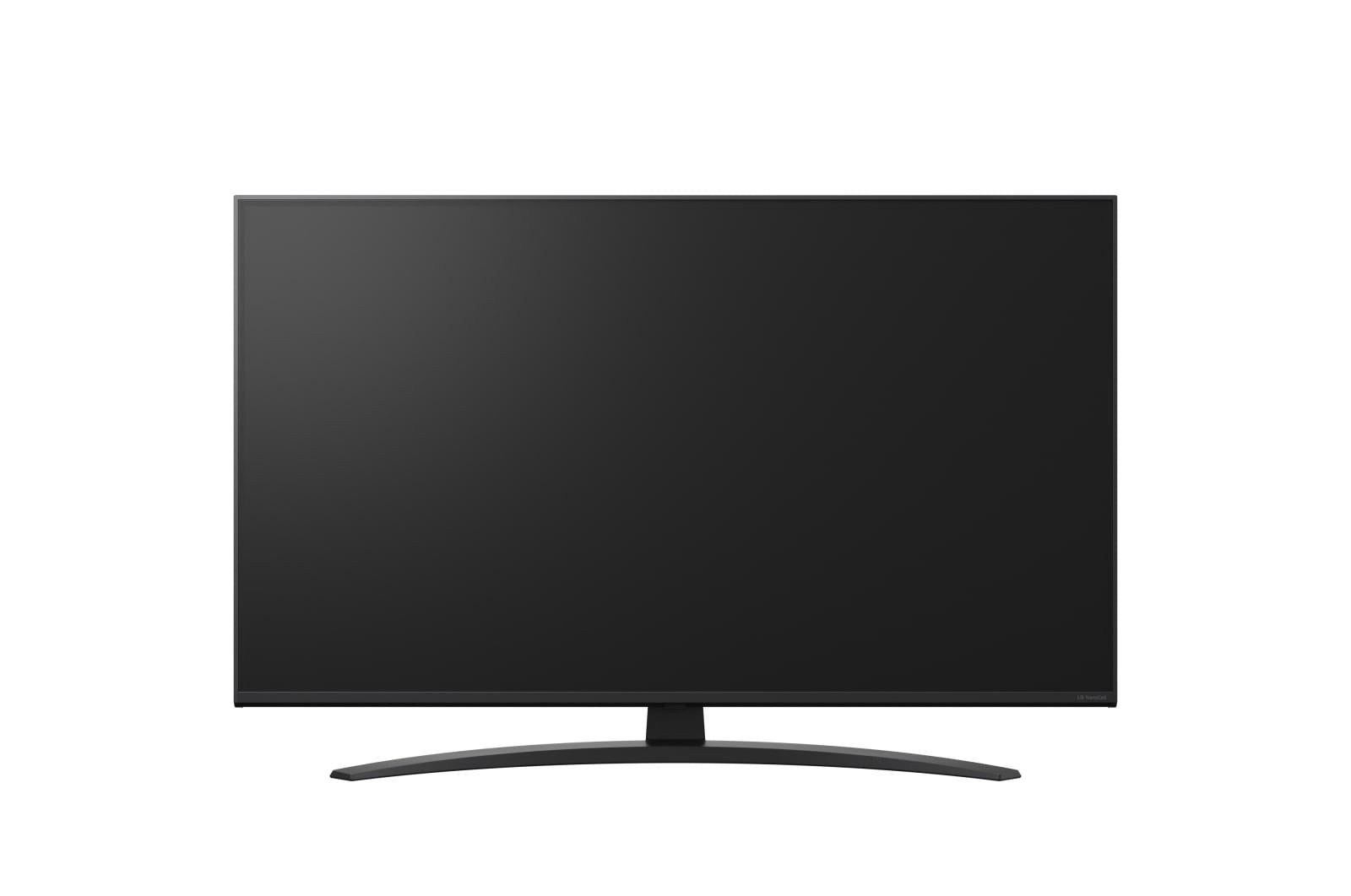 TV Set LG 43" 4K/Smart 3840x2160 Wireless LAN Bluetooth webOS Black 43NANO81A3A
