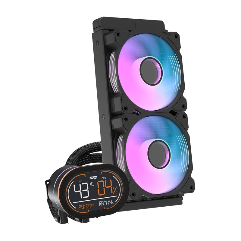 Darkflash DH240D v2 CPU water cooler (black) - Product Image 4