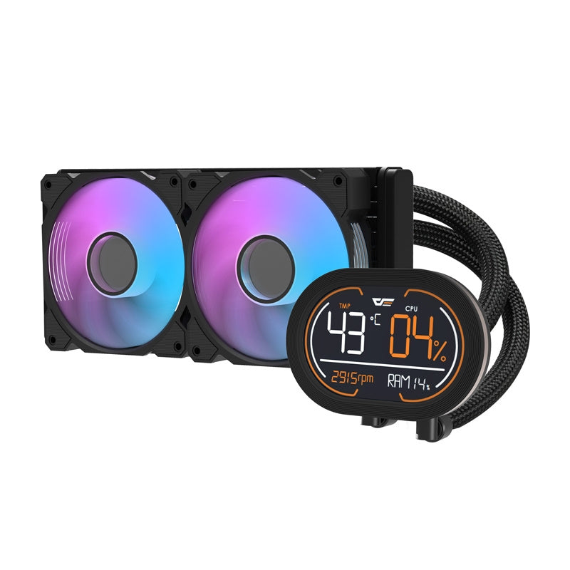 Darkflash DH240D v2 CPU water cooler (black) - Product Image 2