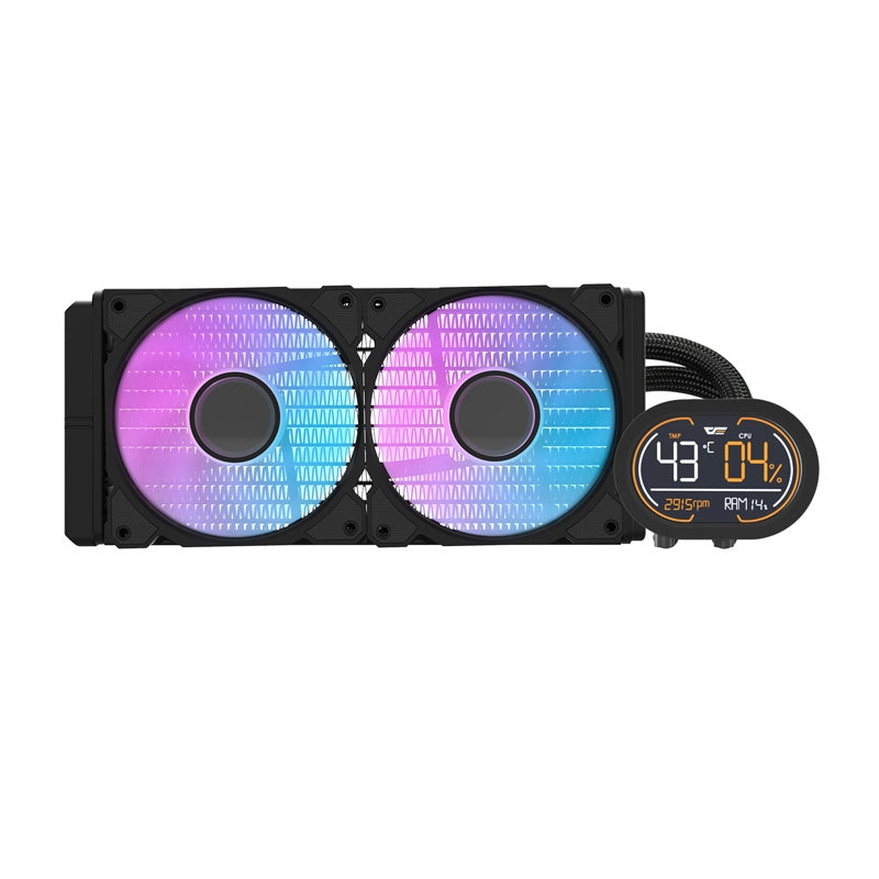 Darkflash DH240D v2 CPU water cooler (black) - Product Image 1