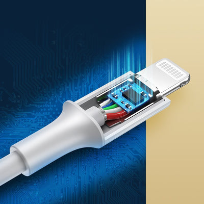 Ugreen US171 Lightning - USB-C MFi PD cable 20W 480Mb/s 1m - white