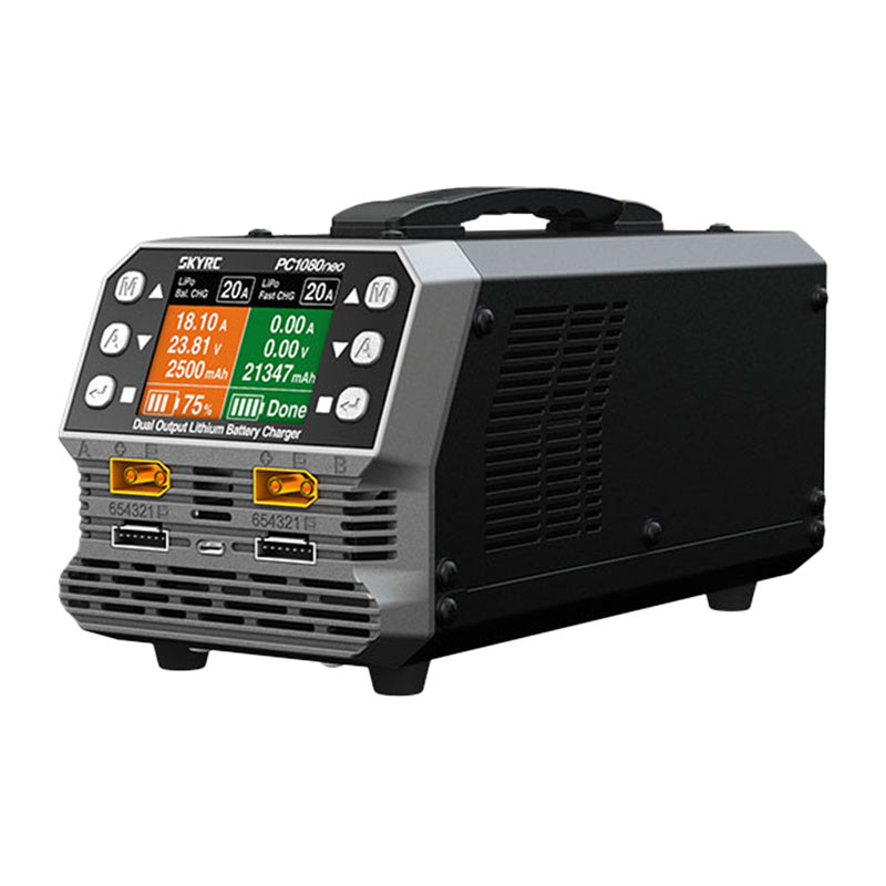 SkyRC PC1080neo dual-channel lithium battery charger - Product Image 2