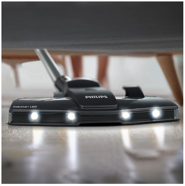 Vacuum Cleaner PHILIPS Performer LED 8000 Series Bagged/For carpets 900 Watts Noise 75 dB White Weight 5.3 kg XD8142/12