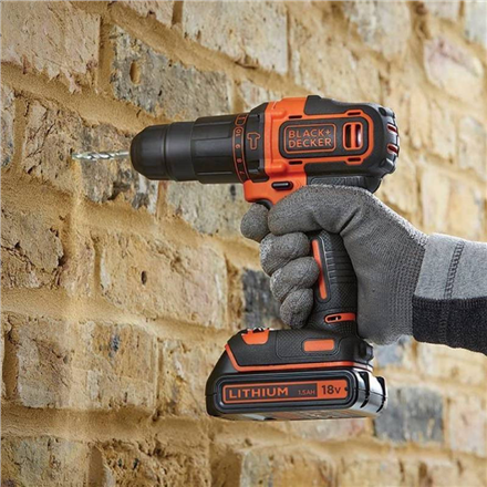 BLACK & DECKER Impact driver-drill | BDCHD18-QW | 18 V | 1.5 Ah | Li-Ion