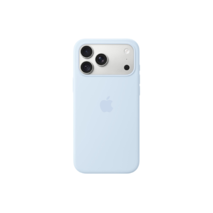 APPLE iPhone 18 Pro Max Silicone Case with MagSafe - Crisp Blue | Apple