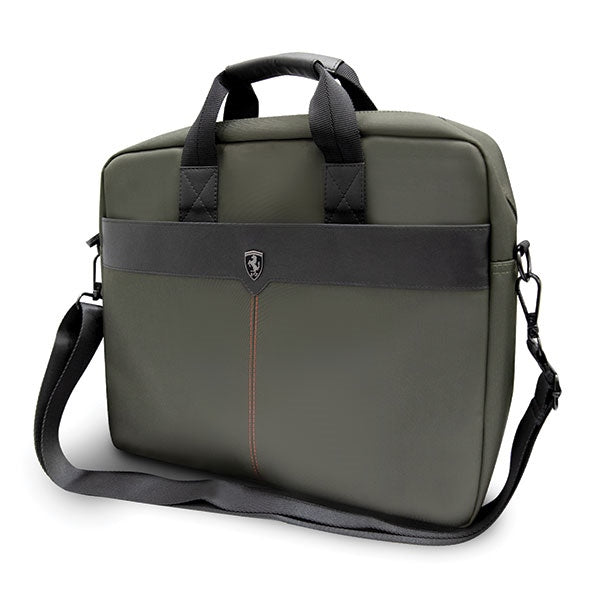 Ferrari Off Track Scuderia bag for a 16" laptop - green