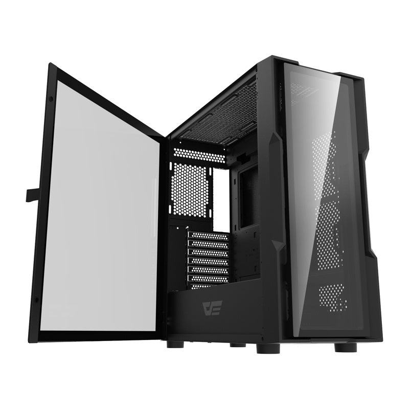 DARKFLASH DK431 Glass computer case (black) - Product Image 5