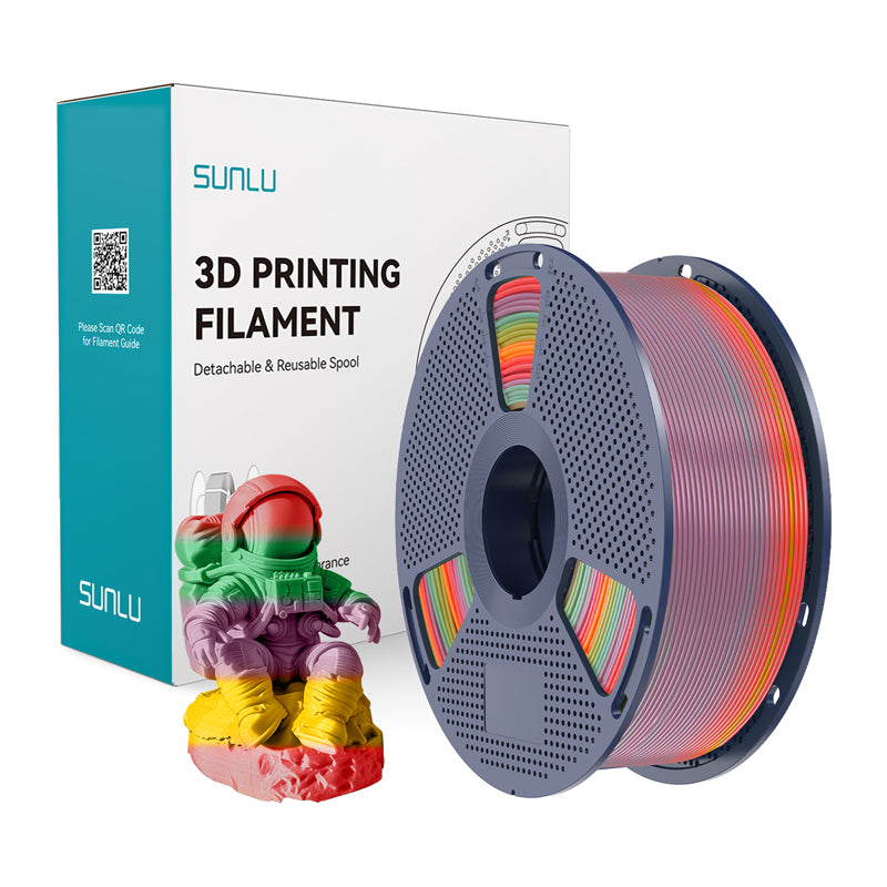 Sunlu PLA Filament (Rainbow) 01 - Image 1