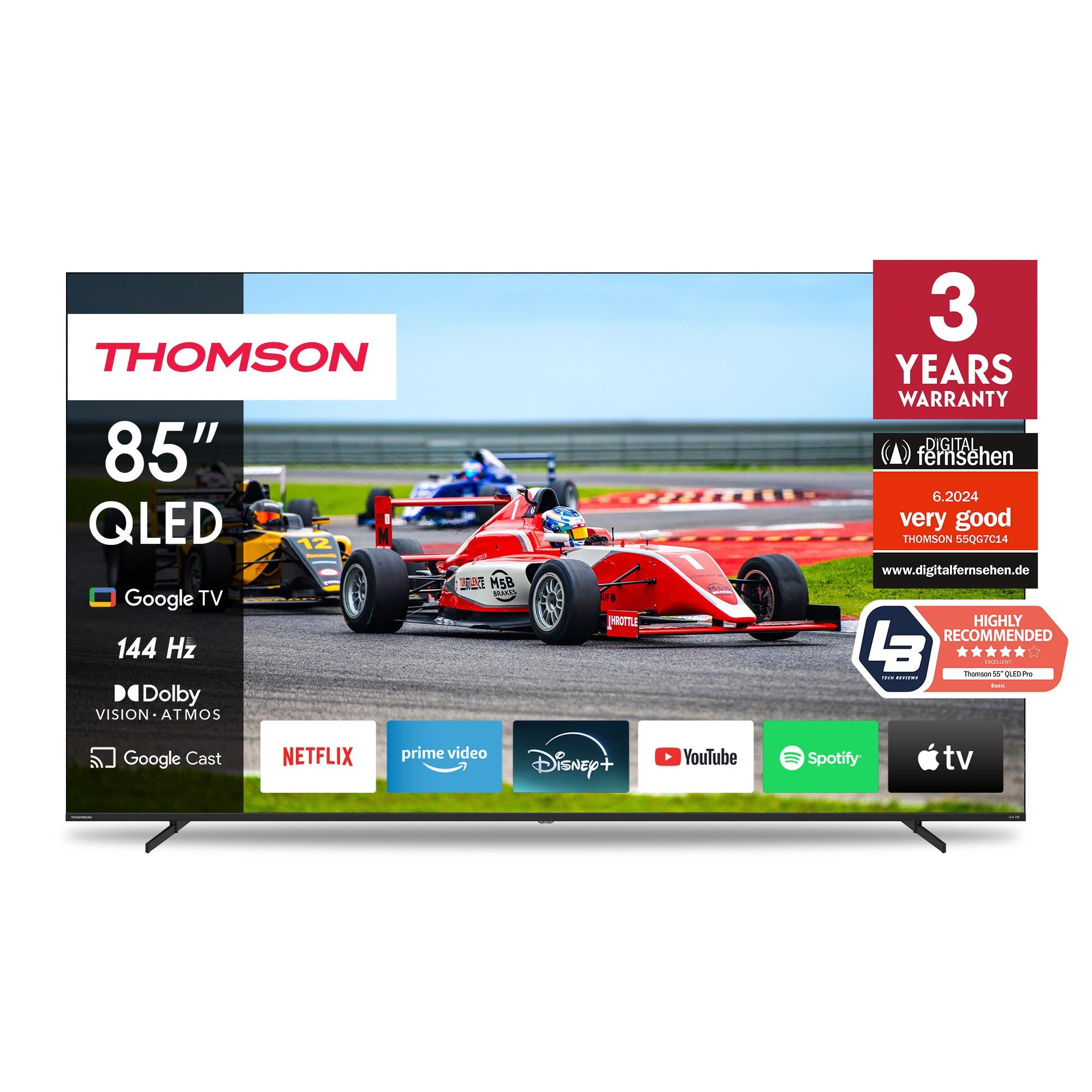 TV Set THOMSON 85 " 4K Ultra HD 3840 x 2160 pixels Flat 16:9 QLED Pro 85QG7S14