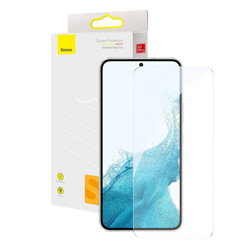 Tempered Glass Baseus Screen Protector for Samsung S23 - Image 1